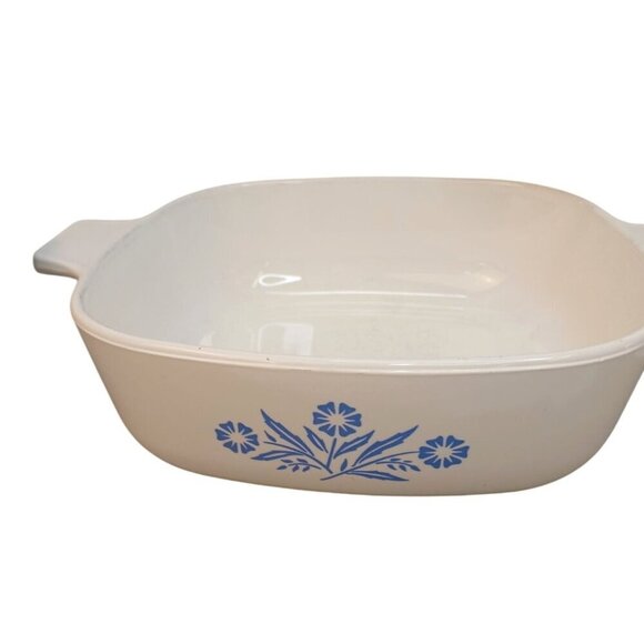 Corning Ware Blue Cornflower Casserole Dishes Set With Lid 1 Qt & 1.5 Qt Vintage - Picture 6 of 9